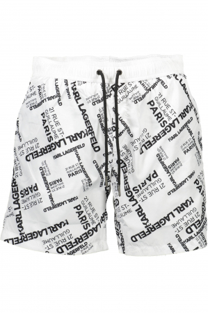 Costume de baie - Sort baie Karl Lagerfeld alb