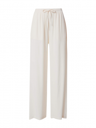 Pantaloni - Pantaloni Leila crem wide-leg