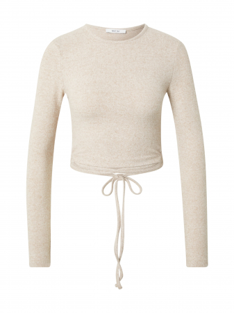 Tricouri și topuri - Tricou Crop Lino Bej