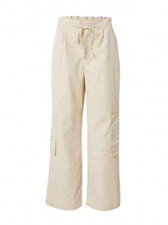 Misspap - Cargo Pants Crem cu Buzunare