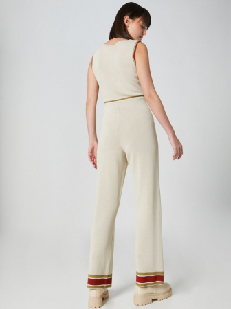 Pantaloni bej tricot [2]
