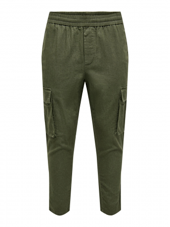 Only & Sons - Pantaloni cargo verzi