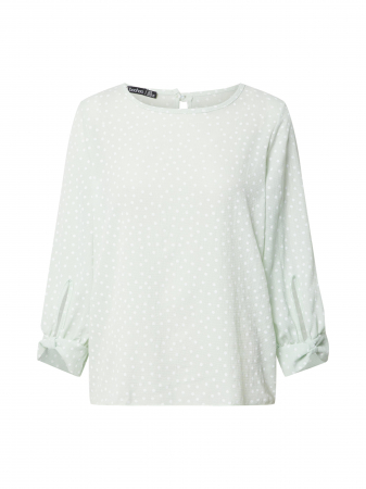 Bluze și cămăși - Bluza verde cu buline și mâneci cu fundă Boohoo – One Shop Brands