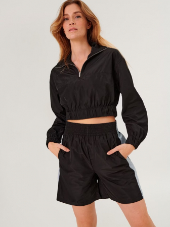 Geacă crop neagră RANIA [1]