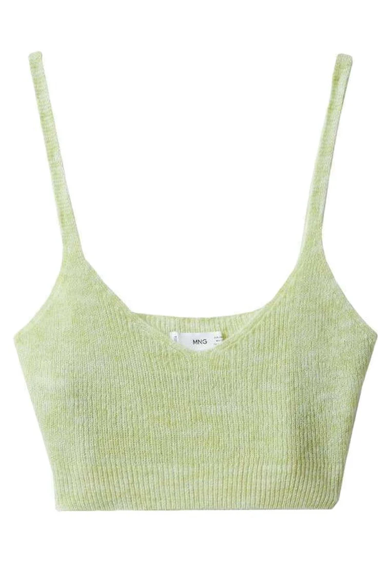 MANGO - Top Mango verde deschis