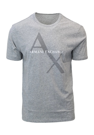 ARMANI EXCHANGE - Tricou bărbați Armani Exchange bumbac gri