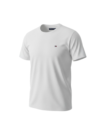 Îmbrăcăminte - Tricou Tommy Hilfiger alb