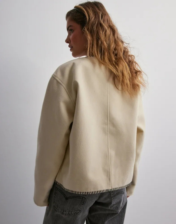 Geacă tricotată crem Vero Moda [3]