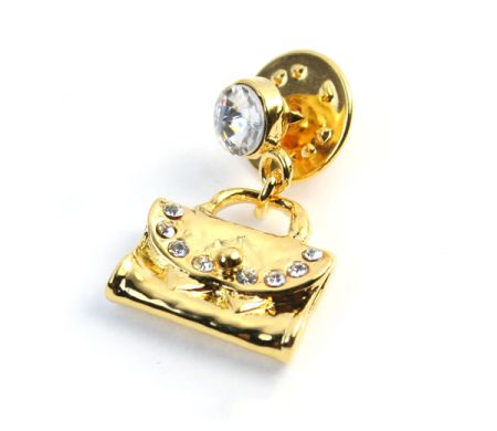 Brose - Bonita, brosa placata cu aur de 18 k , colectia Classics