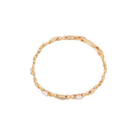 Bijuterii placate cu aur - Bratara placata cu aur 18k,cu pietre zirconia albe