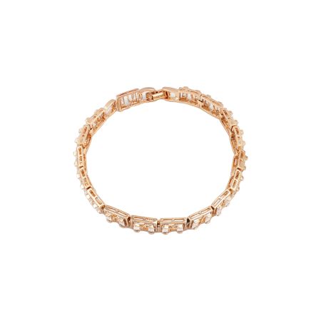 Bratari - Bratara placata cu aur 18k,cu pietre zirconia albe,model tenis