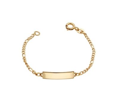 Bratari - Bratara placata cu aur de 18 k , 2 microni, productie Brazilia, model pentru copii 7487O415