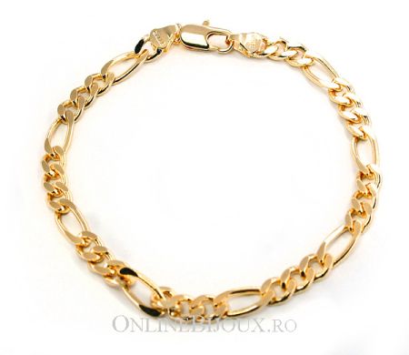 Bratari - Bratara placata cu aur de 18 k, colectia clasic Brazilia , 3 + 1