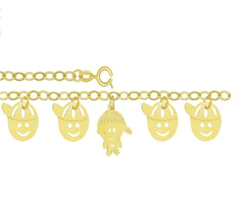 Bratari - Bratara placata cu aur de 18 k, colectia Golden Funny