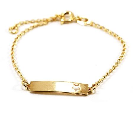 Bratari - Bratara placata cu aur de 18k-2 microni, productie Brazilia - model pentru copii - 6684O411