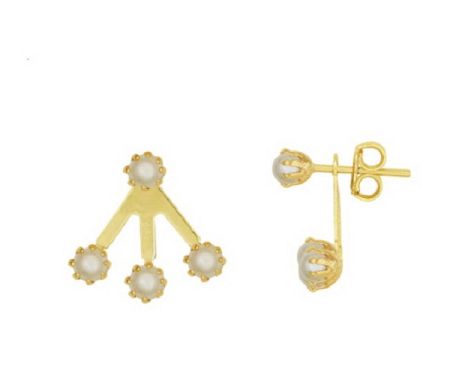 Cercei - Cercei placati cu aur, colectia Golden Shine-6448O819