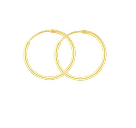 Cercei - Cercei placati cu aur de 18 k, colectia Golden shine -7349O810