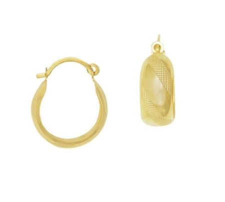 Cercei - Cercei placati cu aur de 18 k, colectia onlinebijoux golden shine Brazil 7537O811