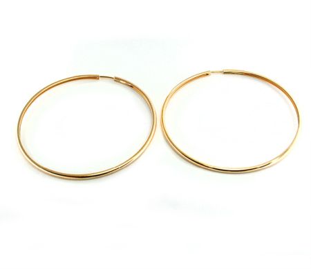 Cercei - Eliza, Cercei placati cu aur de 18k, colectia Golden Shine Brazil