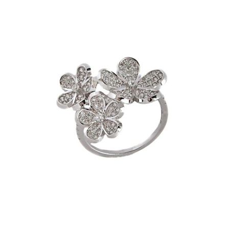 Inele - Inel argint 925, placat cu rodiu, design italian - 7137O946