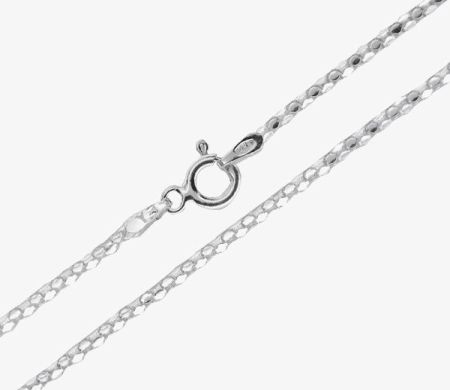 Produse - Lant argint 925, design italian, model rotund alb diamantat - 34O320