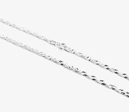 Produse - Lant argint 925, rodiat model rasucit, design italian -919O320