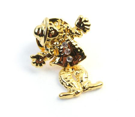 Brose - Lucky,brosa placata cu aur de 18 k