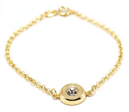 Bratari - Mery, bratara placata cu aur de 18 k , colectia golden Brazil, colectia Golden Shine