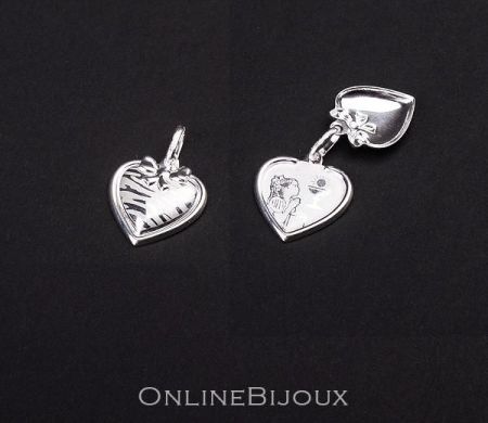 Special sales - Pandantiv argint 925, design italian,  reprezinta o fetita la momentul primei impartasanii- 5507O728