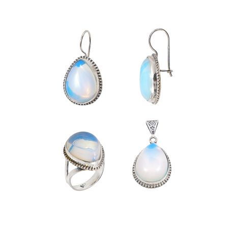 Seturi - Set argint 925 cu piatra lunii