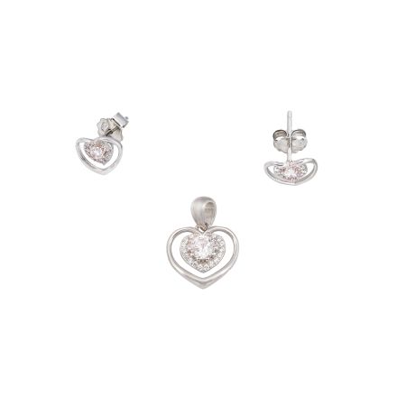 Seturi - Set argint 925, model inima