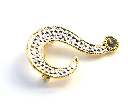 Brose - Two Tobes,brosa placata cu aur de 18 k, colectia Classics