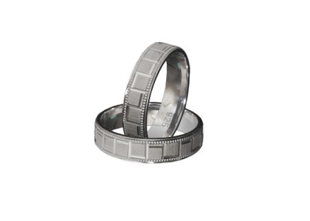 Verighete - Verigheta argint 925,rodiata, toghether for ever , model clasic 7481O980