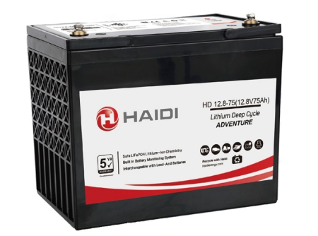 Acumulatori LiFePo4/Li-Ion - Acumulator Haidi HD12.8-75 12V 75Ah LiFePo4