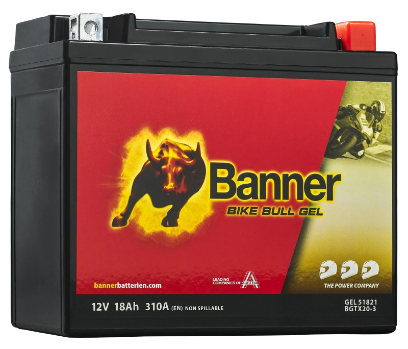 Acumulatori si solutii de stocare - Acumulator Moto BGTX20-3 Banner AGM Plus 12V 18Ah 310A echivalent YTX20L-BS / YTX20HL-BS 51821