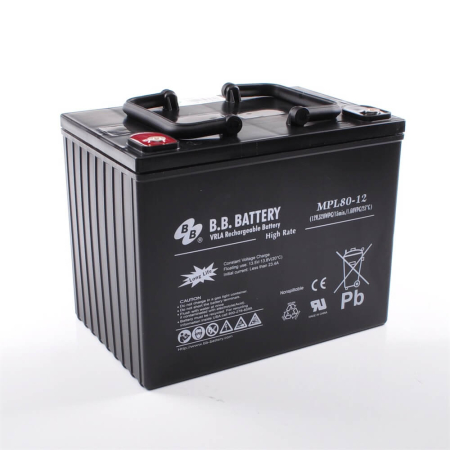 Acumulatori si solutii de stocare - Acumulator VRLA AGM B.B. Battery HRL80-12 12V 80Ah High Rate & Longlife