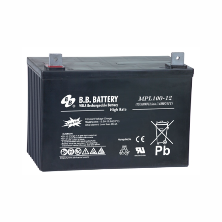 Acumulatori si solutii de stocare - Acumulator VRLA AGM B.B. Battery HRL100-12 12V 100Ah High Rate & Longlife