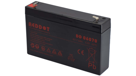 Acumulatori si solutii de stocare - Acumulator VRLA AGM Reddot DD06070 6V 7Ah