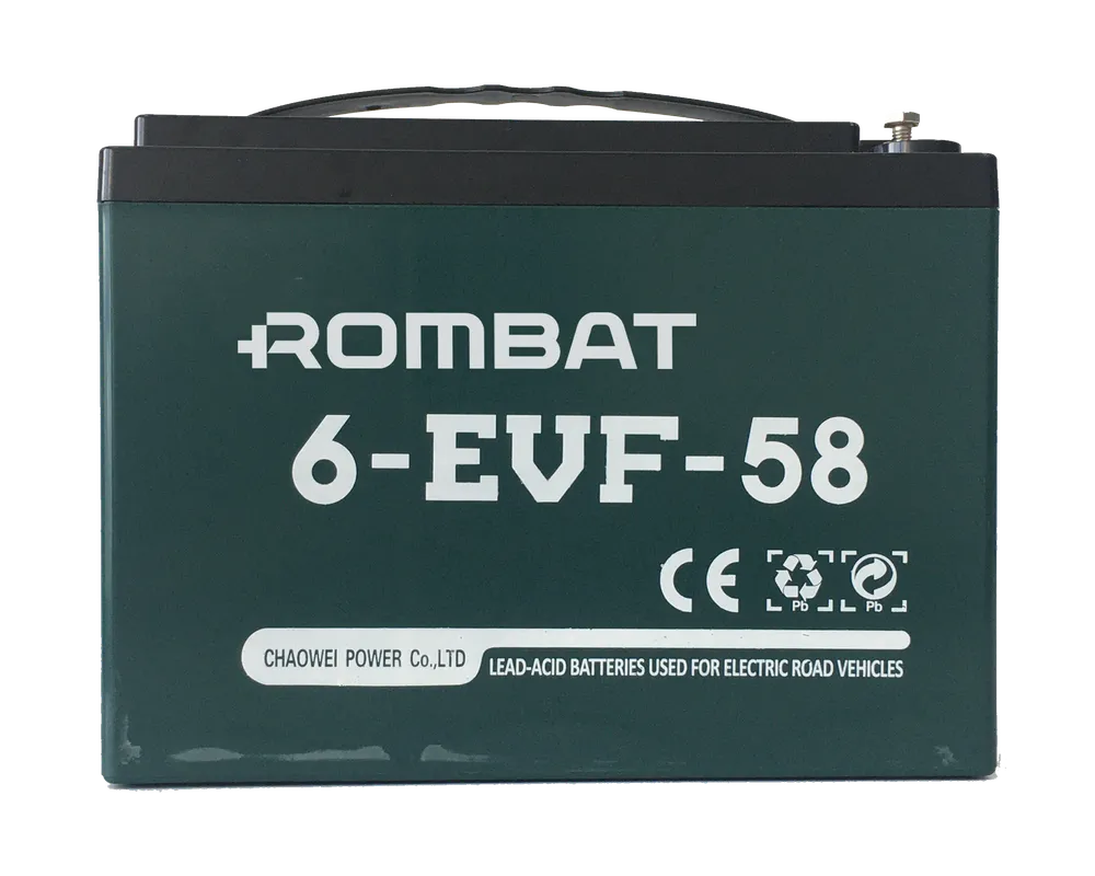 Acumulatori VRLA AGM si GEL - Acumulator VRLA AGM Ciclic Rombat 6-EVF-58 12V 58Ah