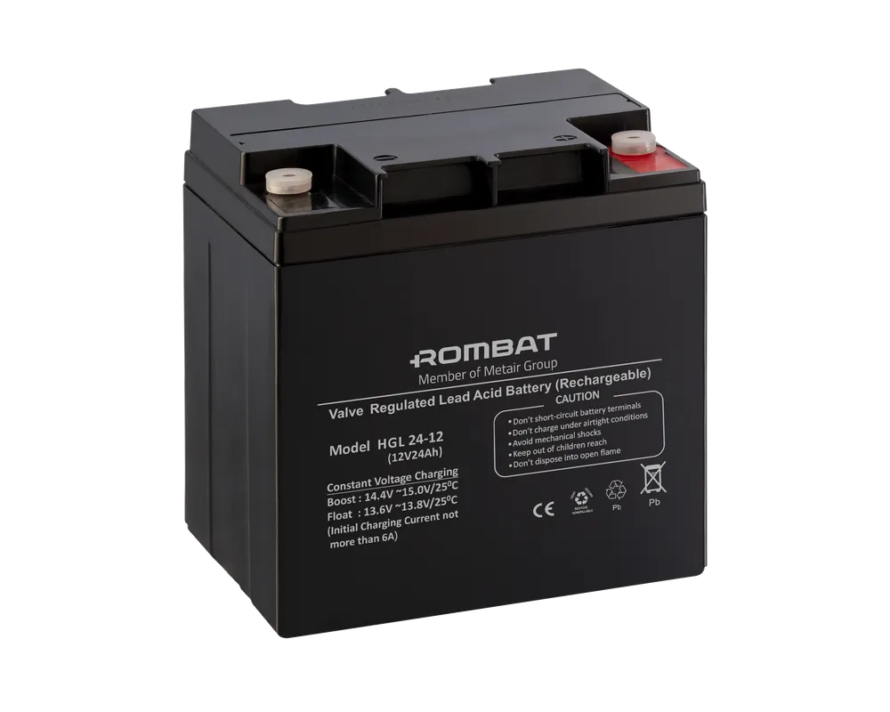 Acumulatori VRLA AGM si GEL - Acumulator VRLA AGM Rombat HGL12-24 12V 24Ah