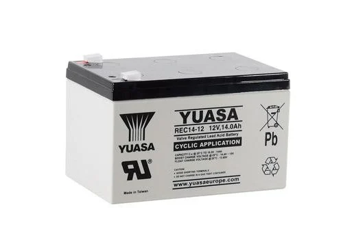 Acumulatori VRLA AGM si GEL - Acumulator VRLA AGM Yuasa REC14-12 12V 14Ah Ciclic