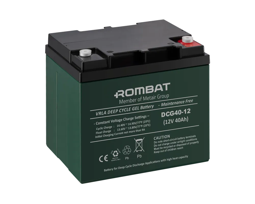 Acumulatori VRLA AGM si GEL - Acumulator VRLA GEL Rombat DCG40-12 12V 40Ah