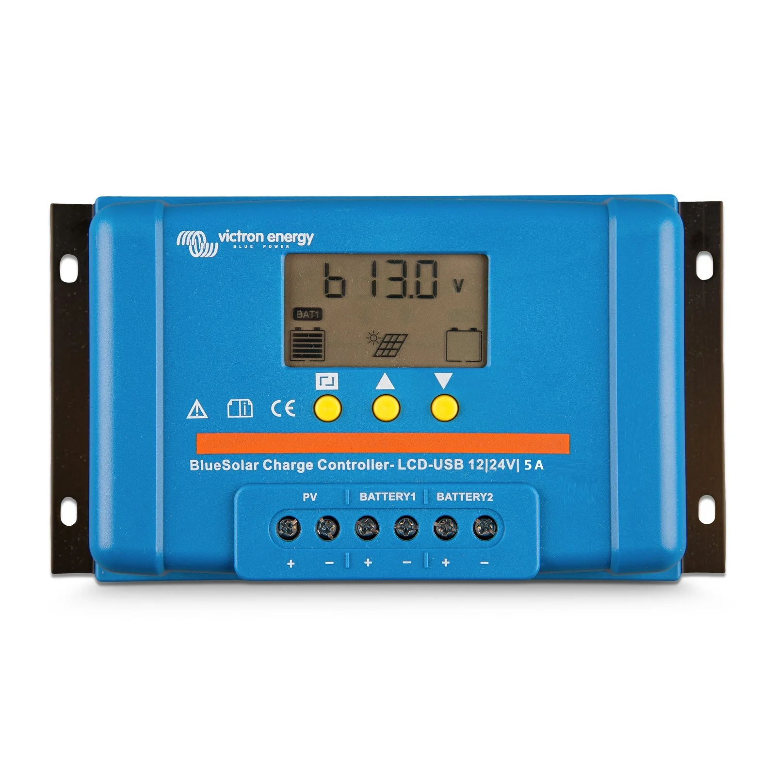 Controlere de incarcare solara - Controler PWM BlueSolar 5A LCD&USB 12/24V Victron Energy
