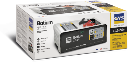 Incarcator GYS Batium 15.24 6V/12V/24V 15A cu microprocesor [1]
