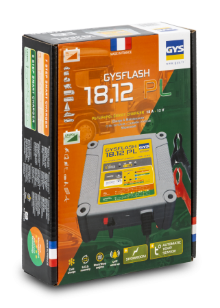 Incarcator GYS Gysflash 18.12 PL 12V 18A Plumb-acid + LiFePo4 [1]