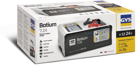 Incarcator GYS Batium 7.24 6V/12V/24V 7A cu microprocesor [1]