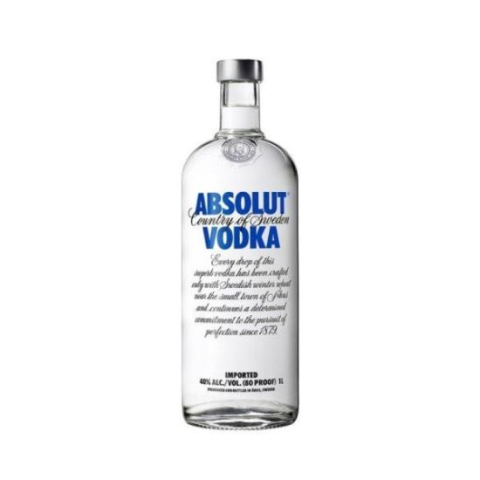 Vodka - Absolut Vodka 40% 1L