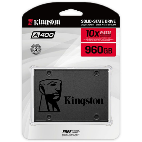 SSD-uri, HDD-uri & memorii RAM - Memorie SSD Kingston A400 960GB - rapiditate, fiabilitate si compatibilitate garantata
