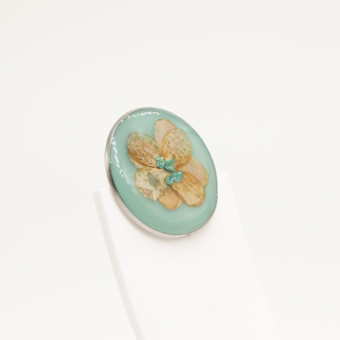 Vintage - Mărțișor Bijuterie cu liliac [4]