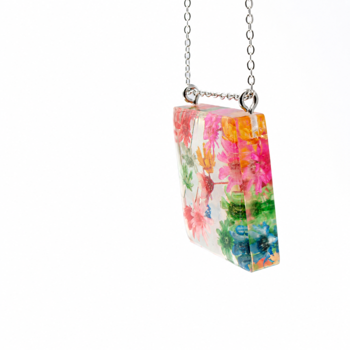 CURCUBEU - Colier cu flori naturale multicolore [10]